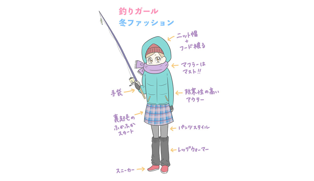 受け入れ 脳 高く 釣り 女子 服装 冬 Tsuchiyashika Jp