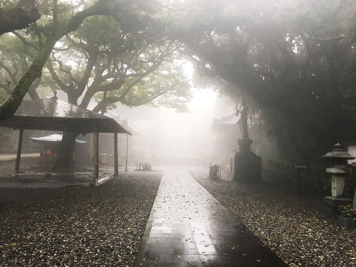 霧に包まれたお遍路巡り24番札所「室戸山 最御崎寺」